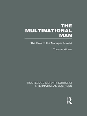 cover image of The Multinational Man (RLE International Business)